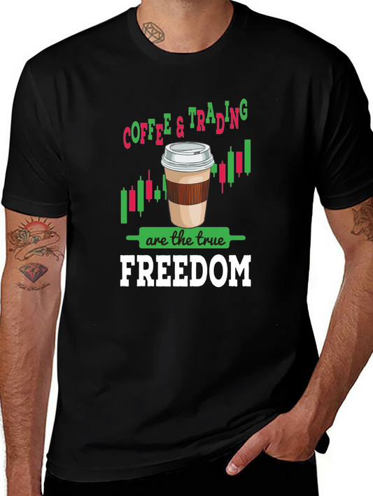 Coffee & Trading Freedom Graphic Tee
