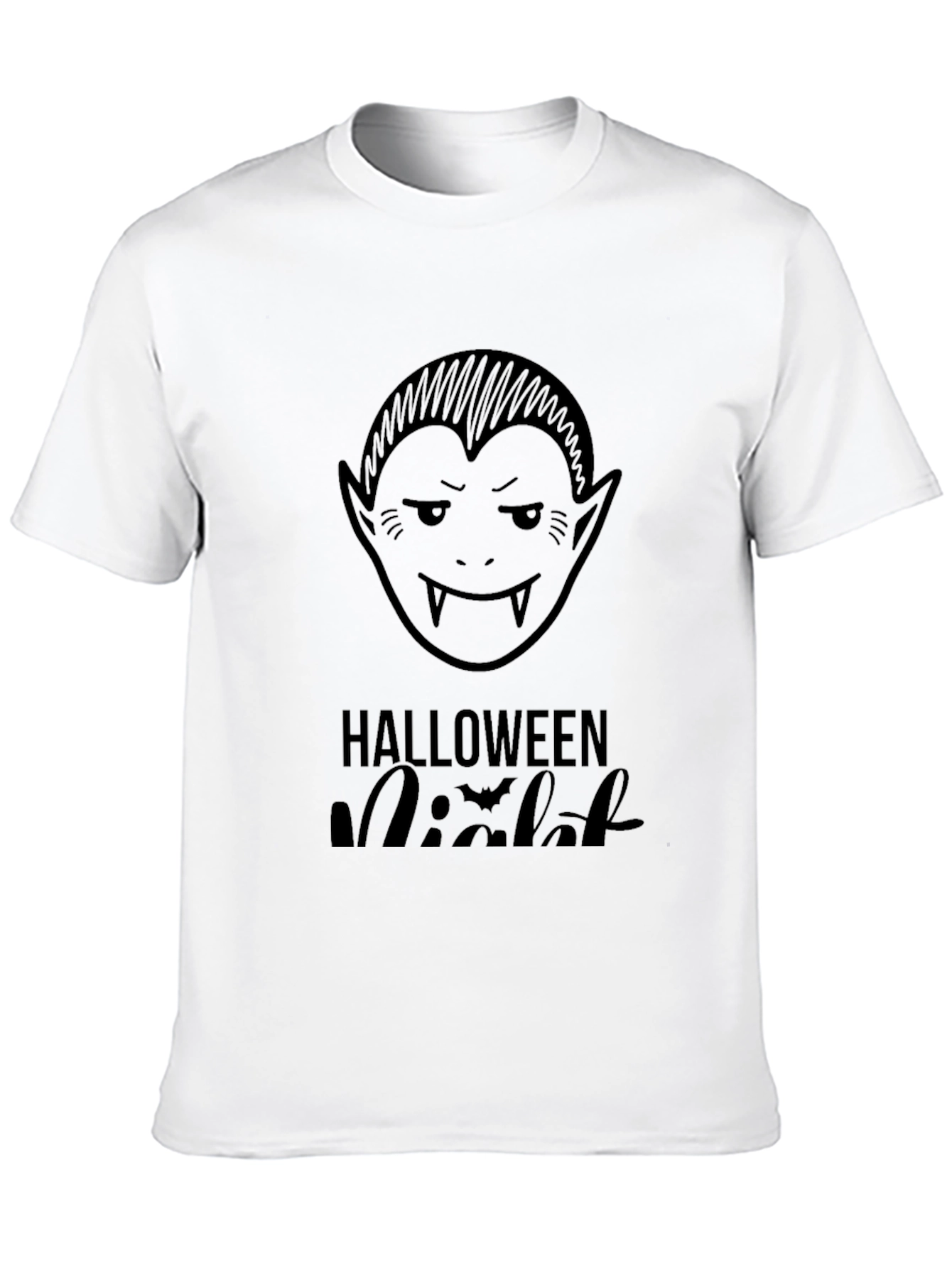 Halloween Night Vampire Graphic Tee