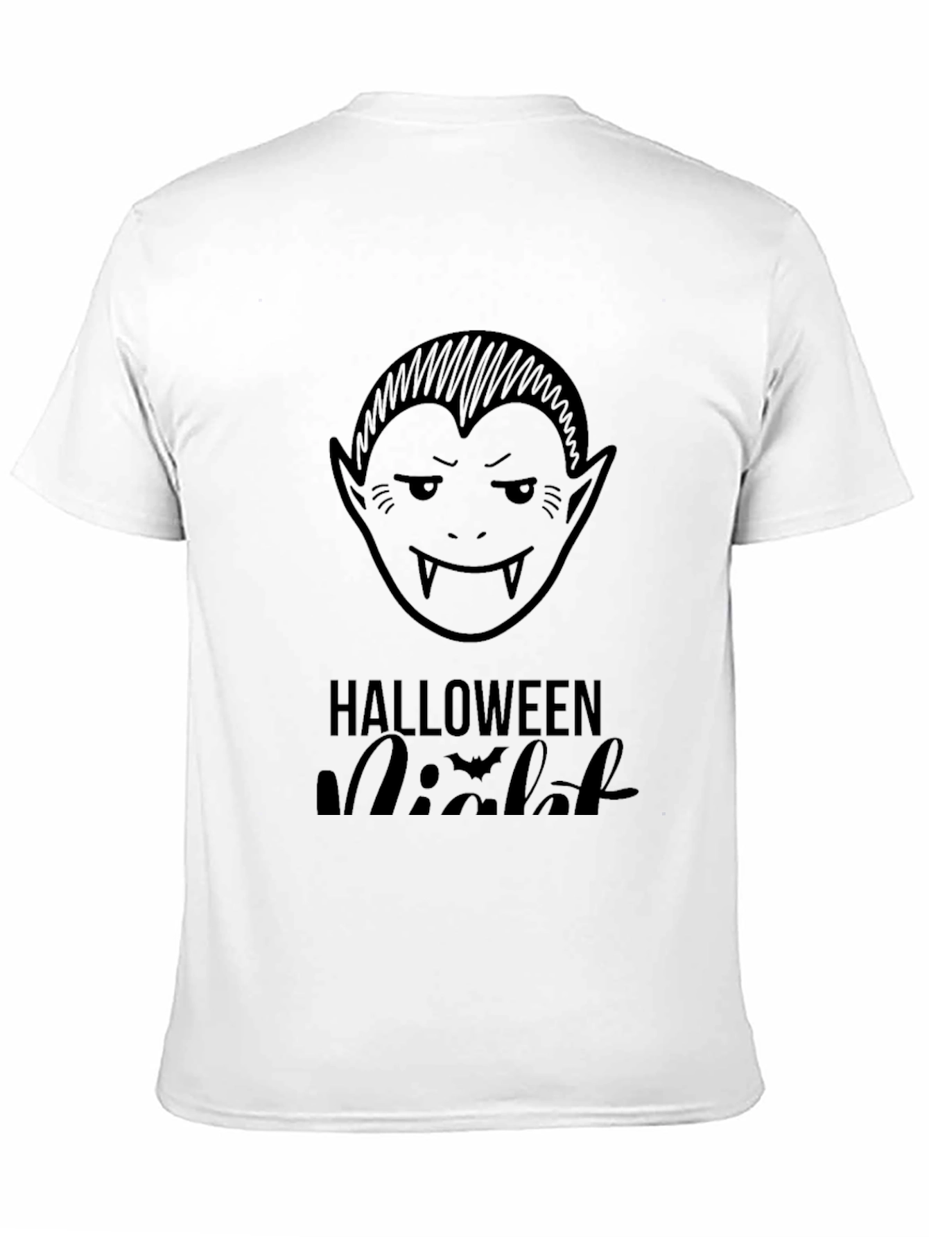 Halloween Night Vampire Graphic Tee