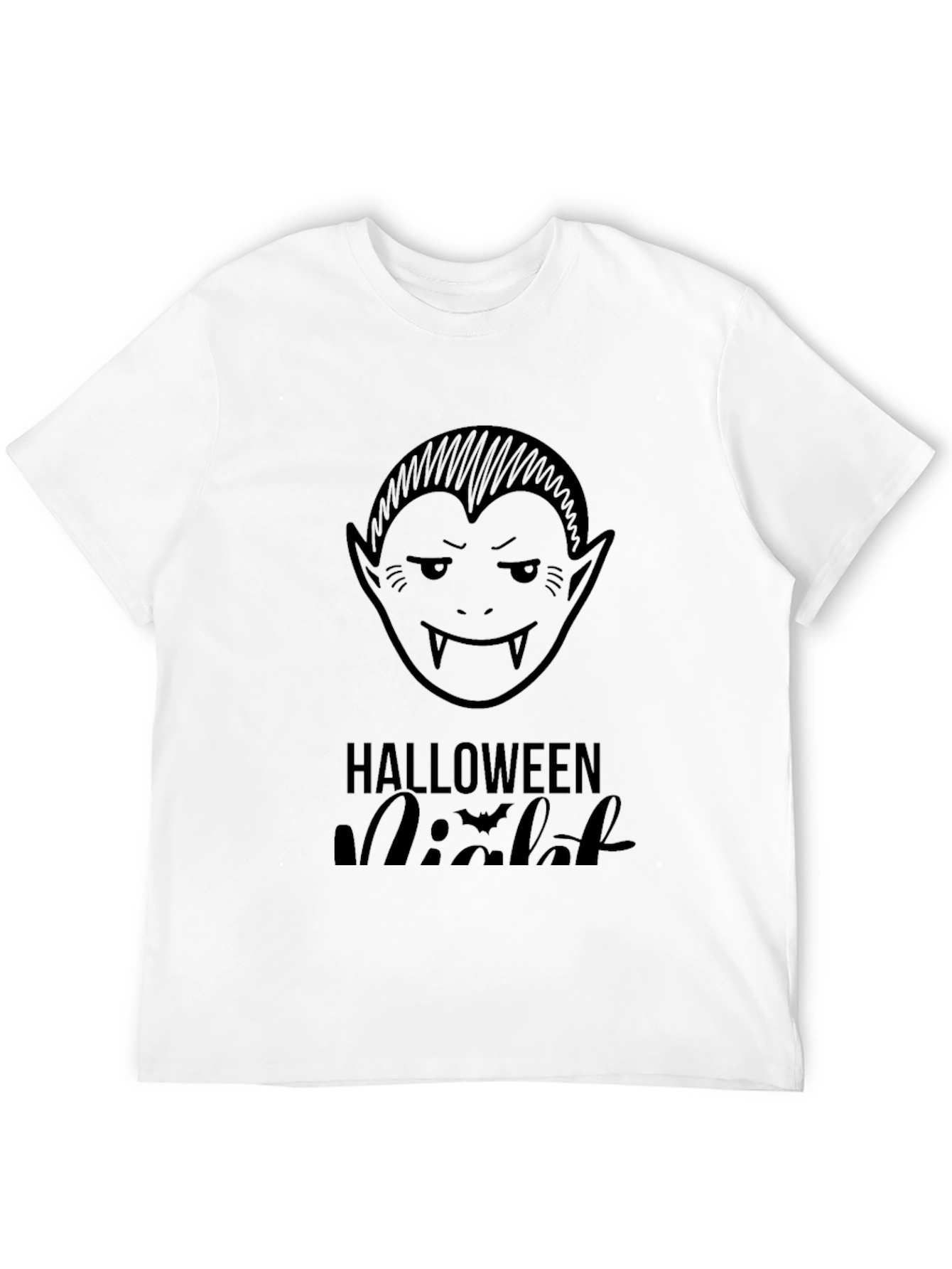 Halloween Night Vampire Graphic Tee