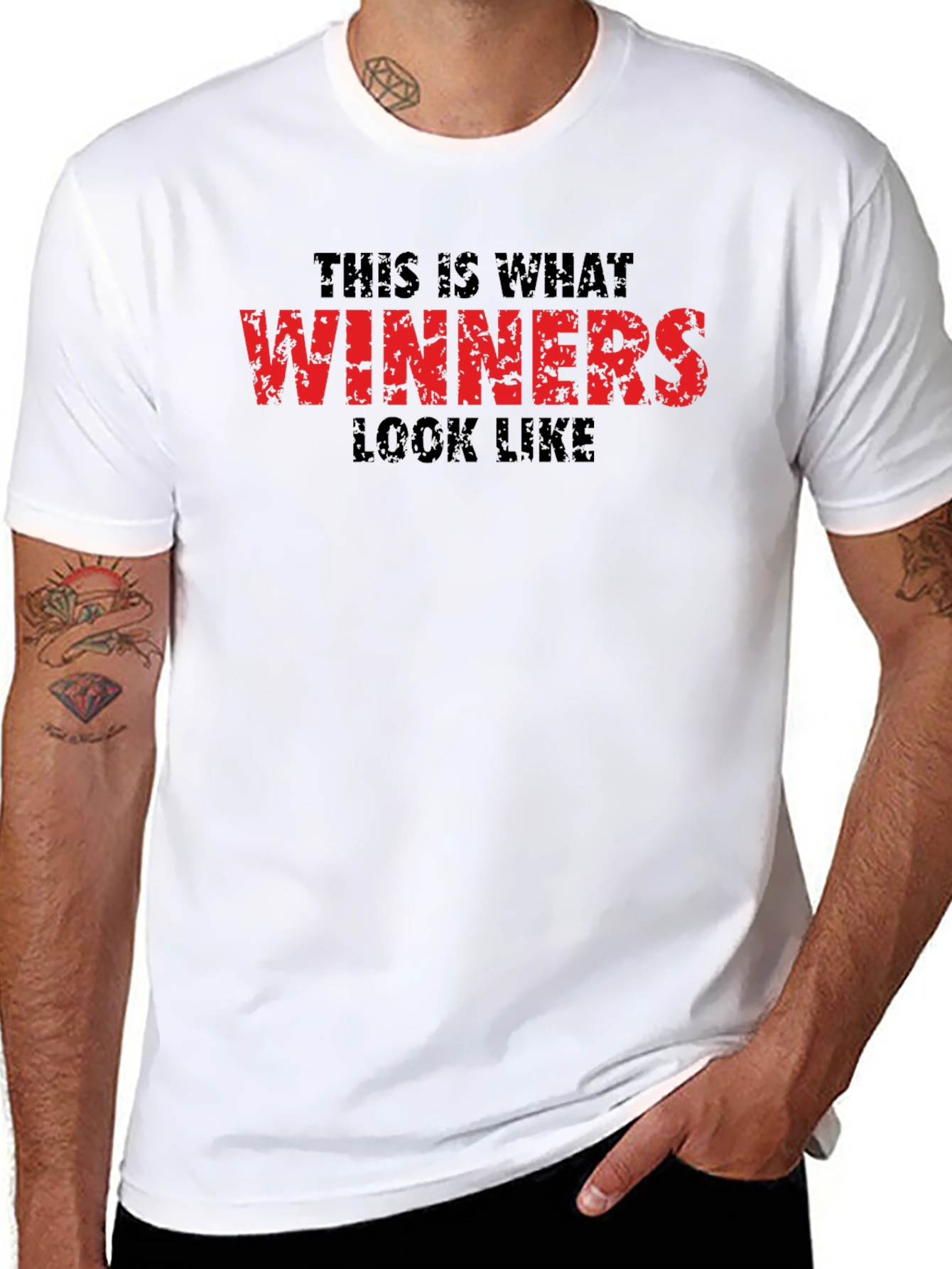 Winners Look Like This - Black T-Shirt