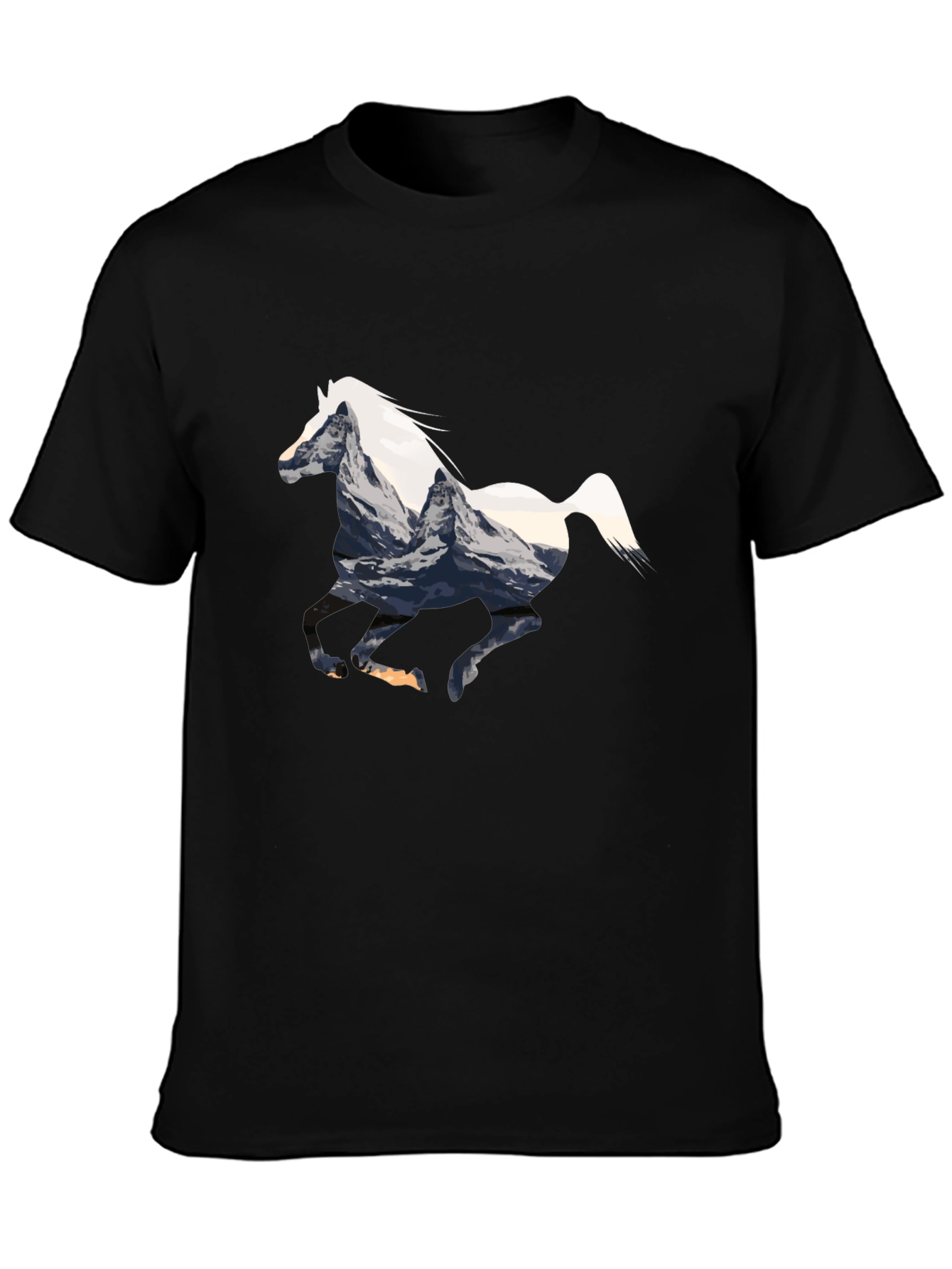 Horse Mountain Graphic Tee - Black