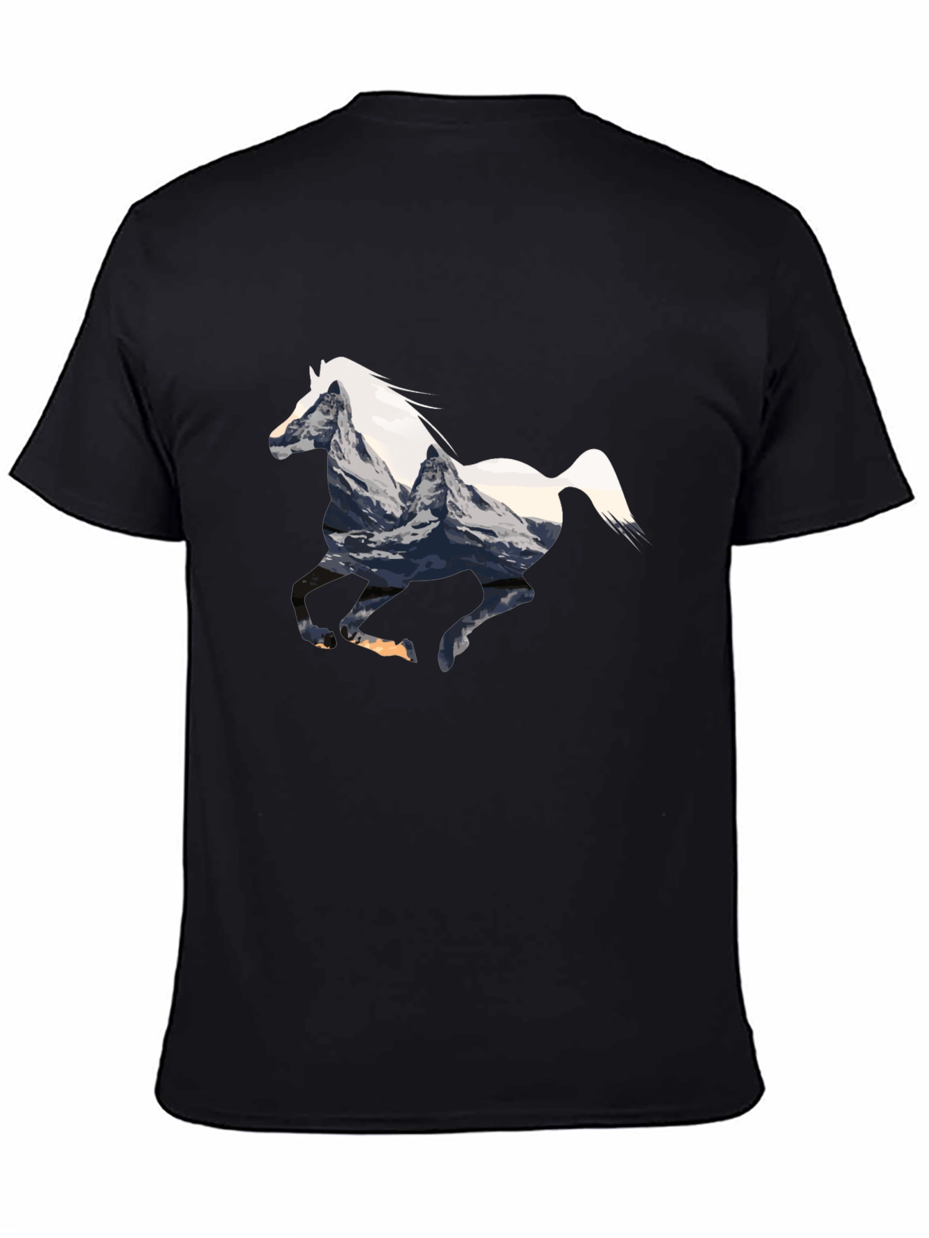 Horse Mountain Graphic Tee - Black