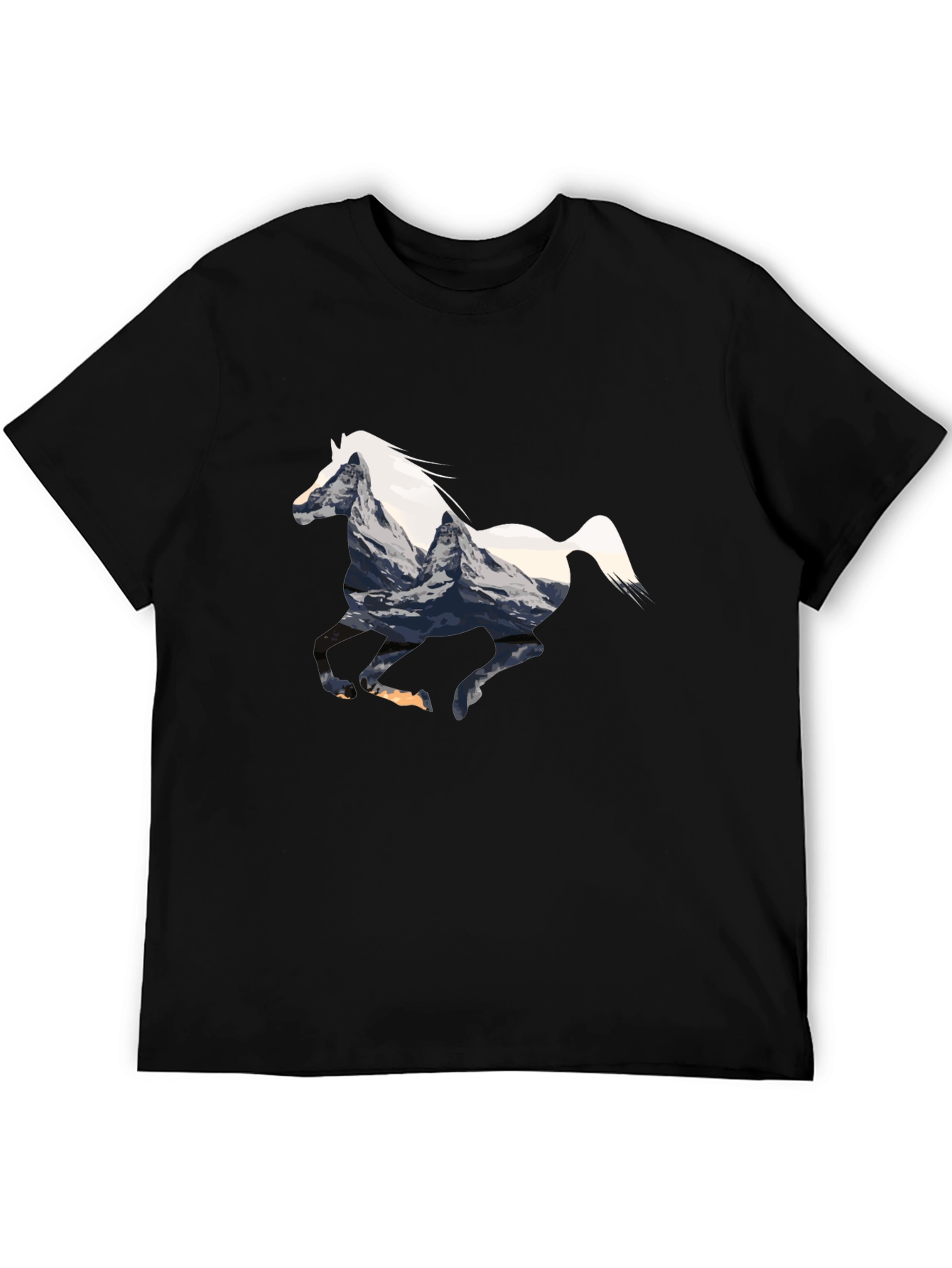 Horse Mountain Graphic Tee - Black