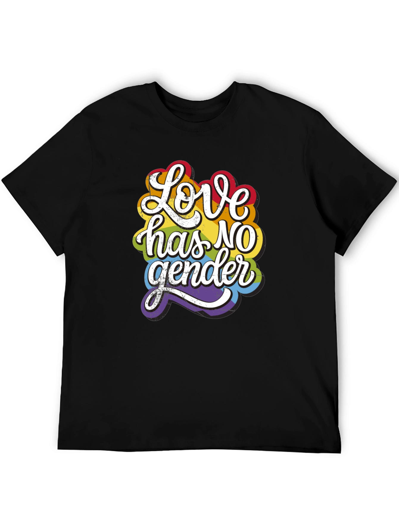Love Has No Gender Rainbow Graphic Tee