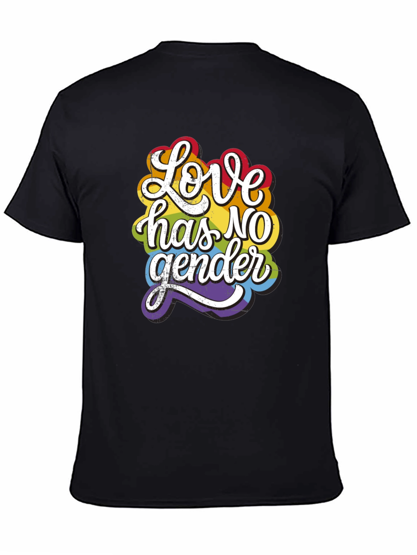 Love Has No Gender Rainbow Graphic Tee