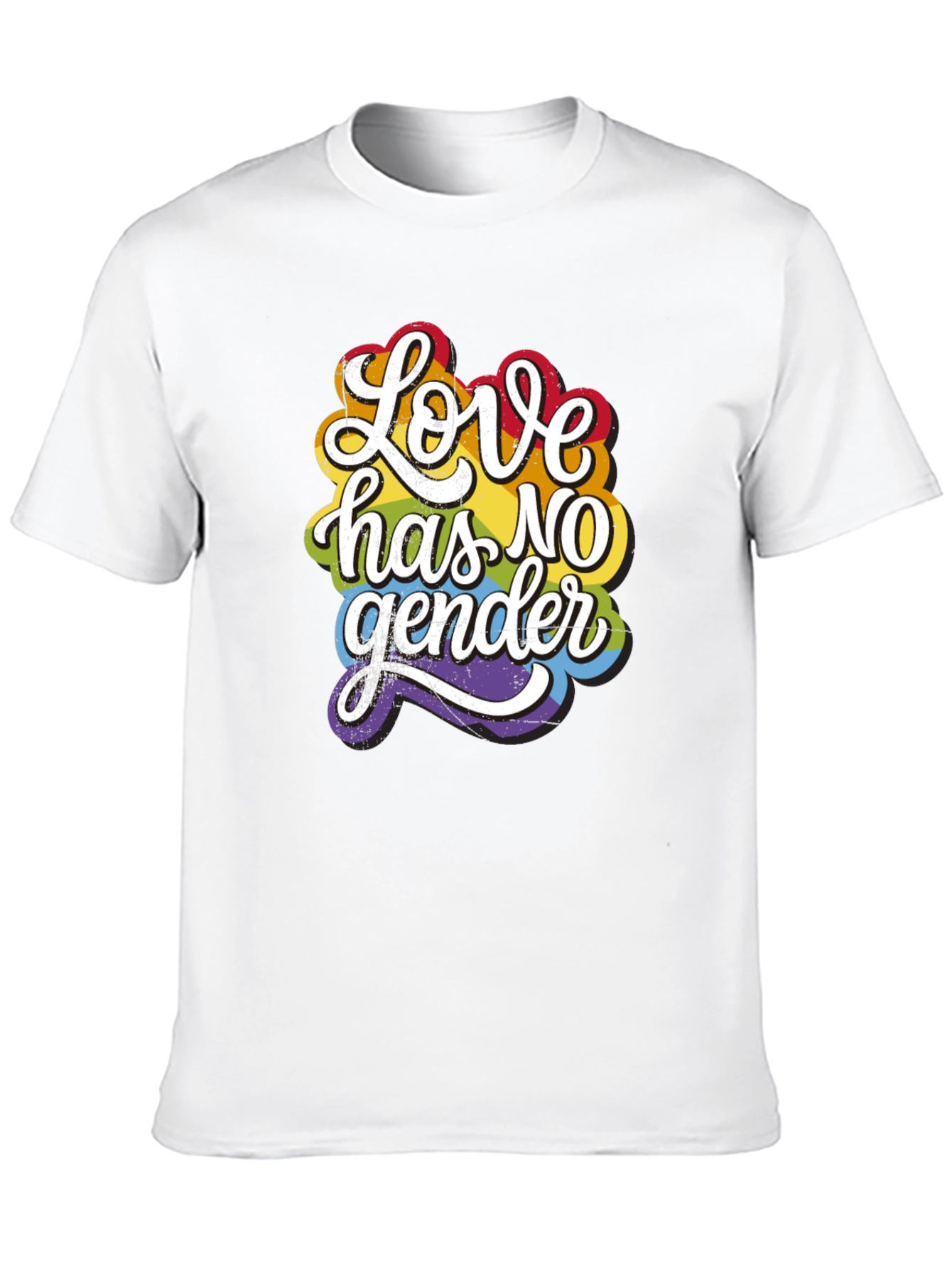 Love Has No Gender Rainbow Graphic Tee