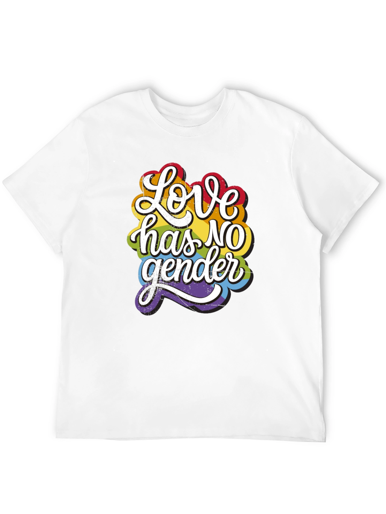 Love Has No Gender Rainbow Graphic Tee