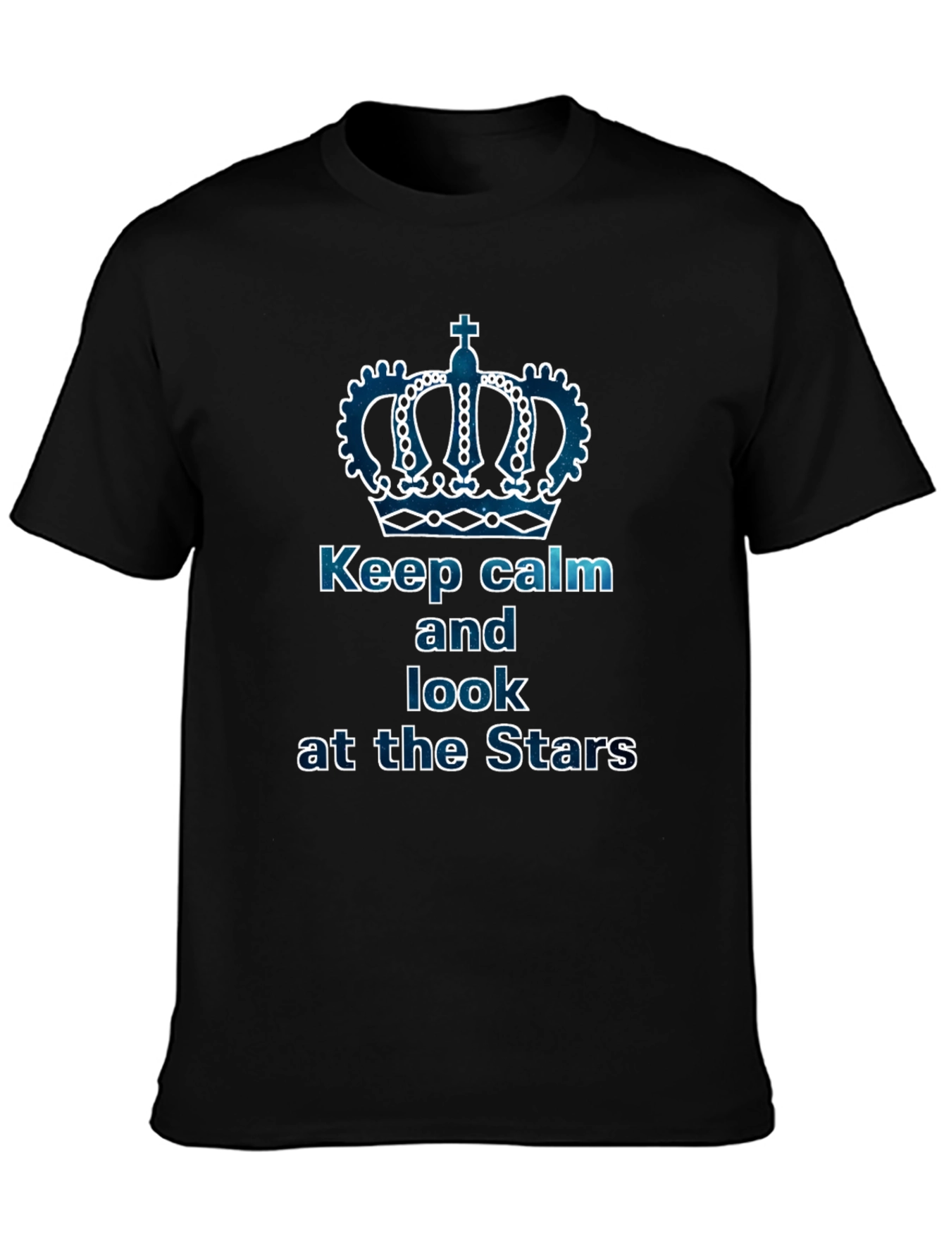 Keep Calm and Look at the Stars Graphic Tee