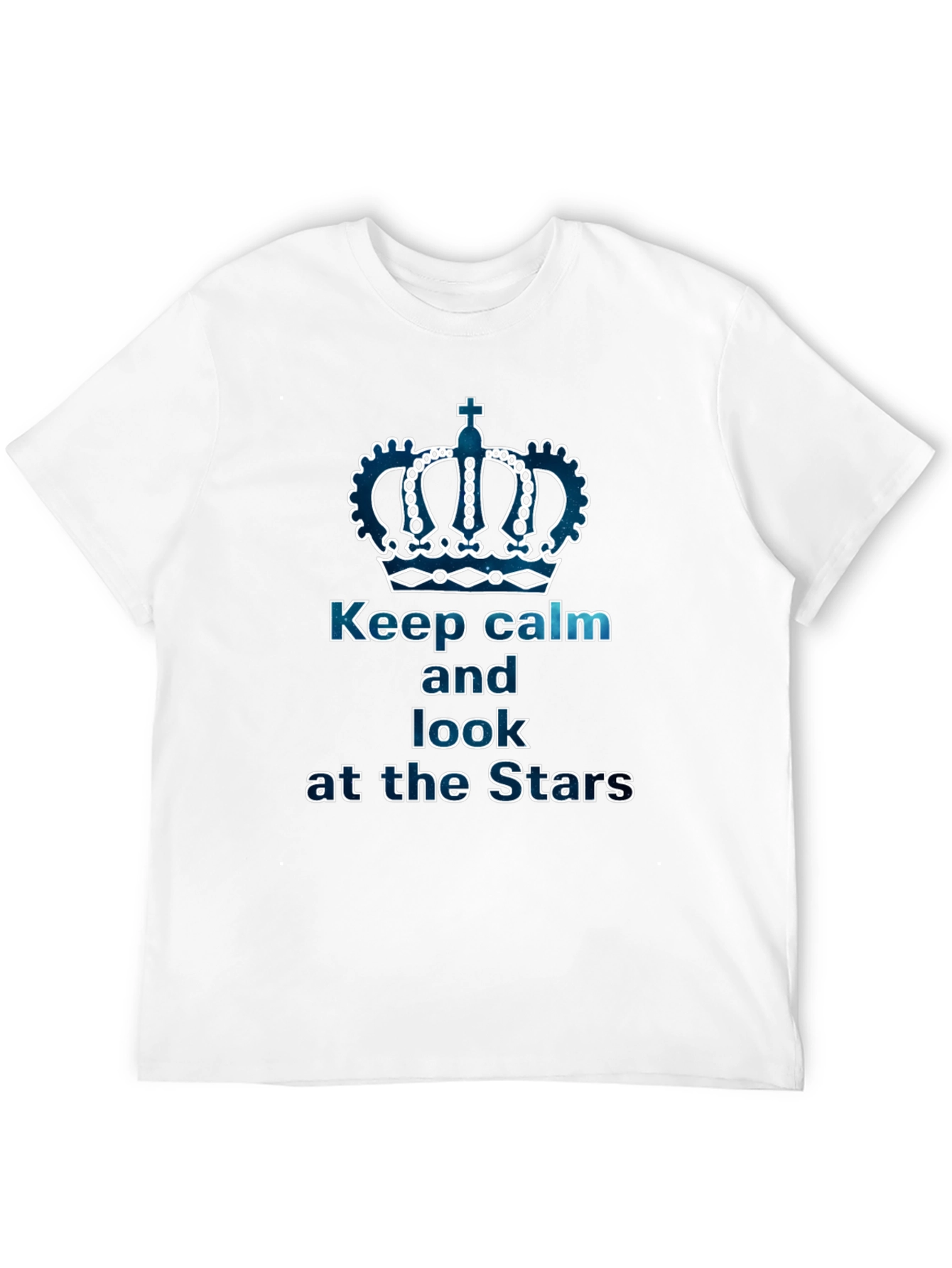 Keep Calm and Look at the Stars Graphic Tee
