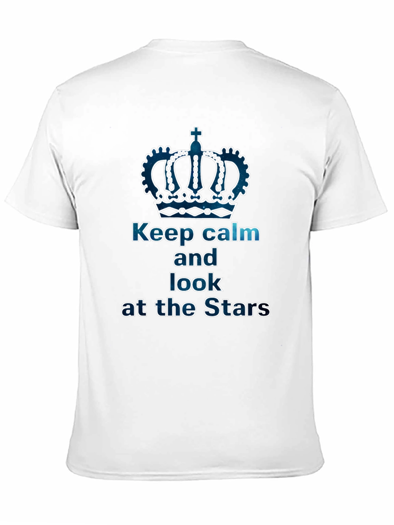 Keep Calm and Look at the Stars Graphic Tee