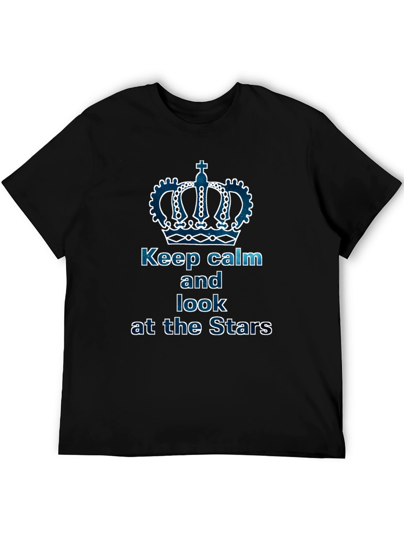 Keep Calm and Look at the Stars Graphic Tee