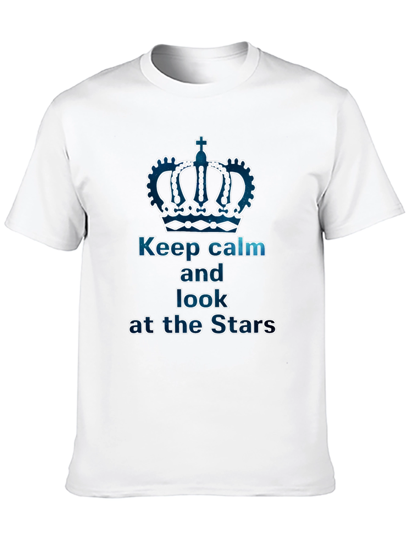 Keep Calm and Look at the Stars Graphic Tee