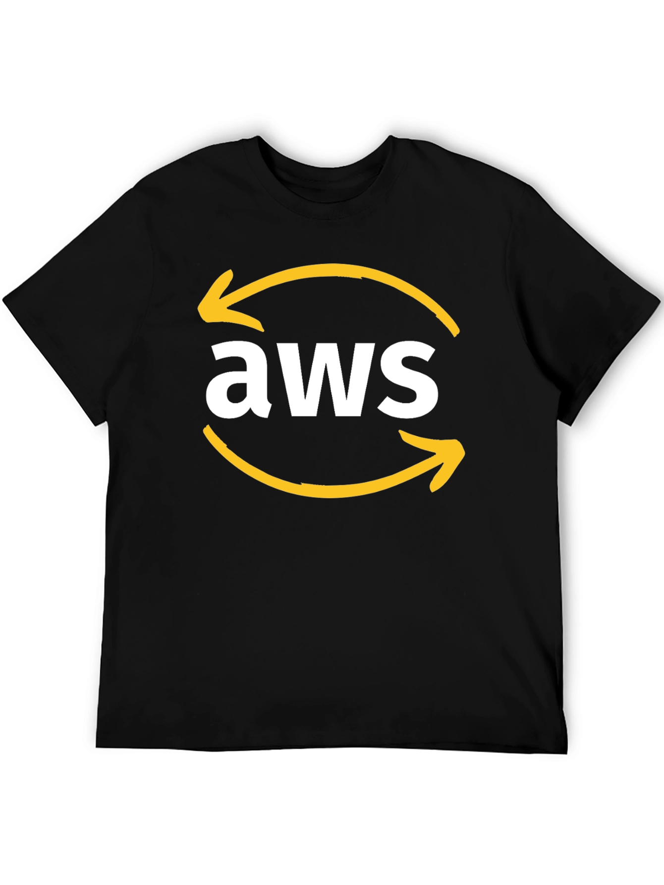 AWS Arrow Logo Black T-Shirt