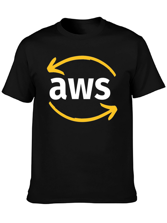 AWS Arrow Logo Black T-Shirt