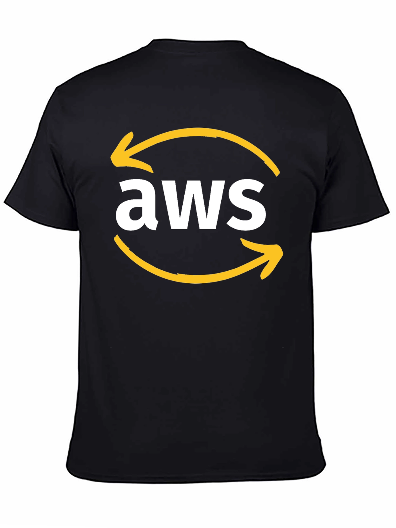 AWS Arrow Logo Black T-Shirt