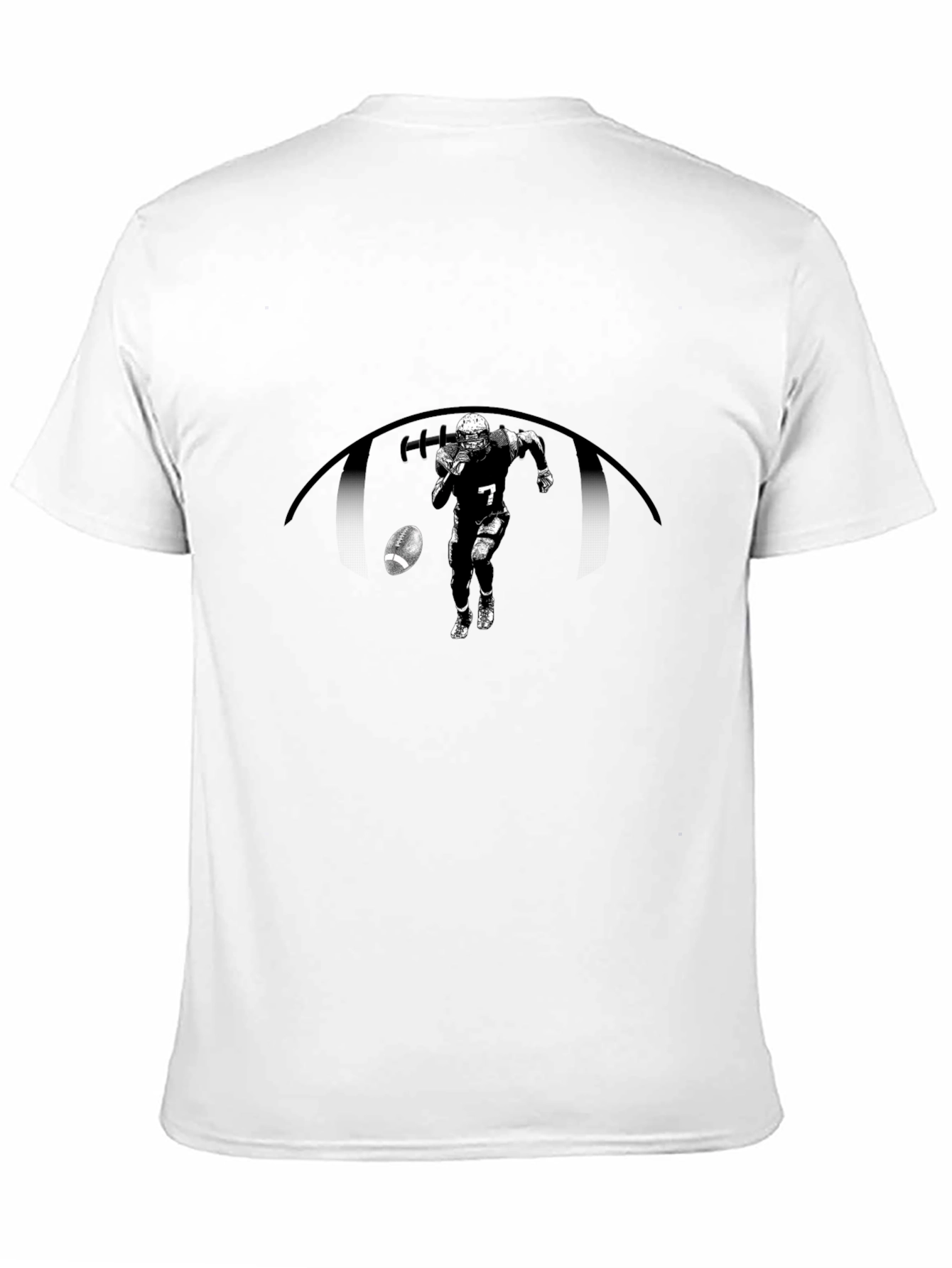 Football Player Graphic T-Shirt