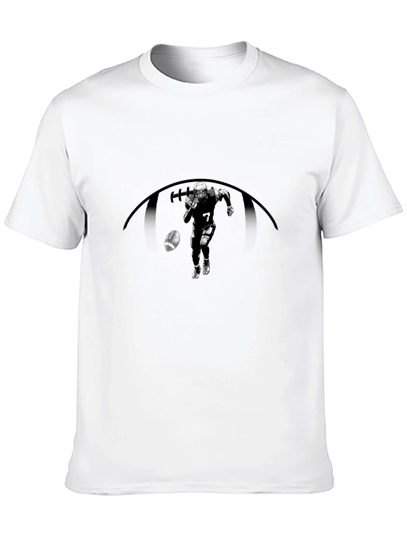 Football Player Graphic T-Shirt