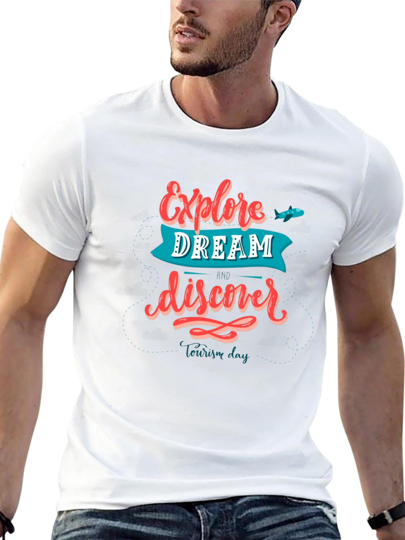 Explore Dream Discover T-Shirt - Travel Tee