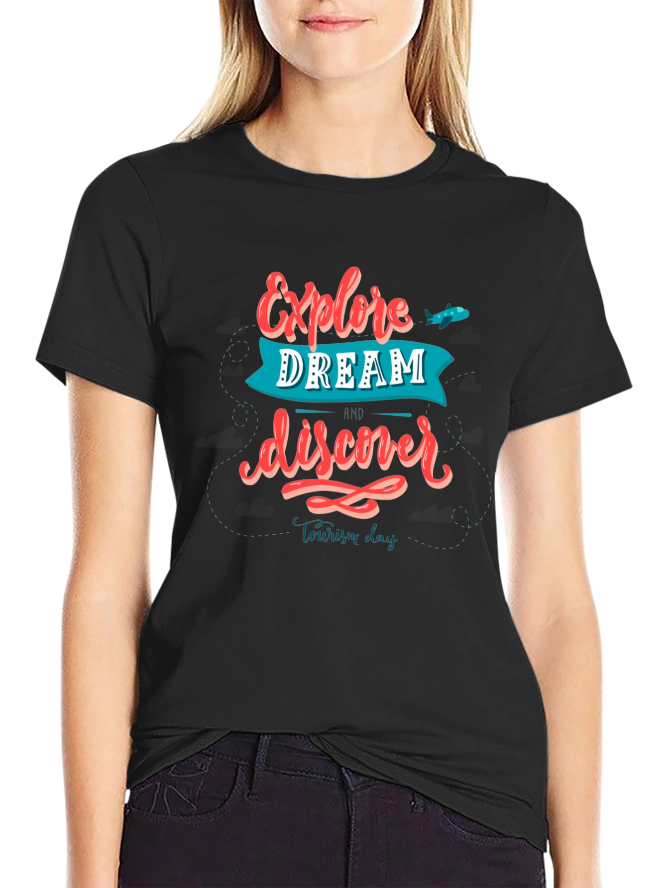 Explore Dream Discover T-Shirt - Travel Tee