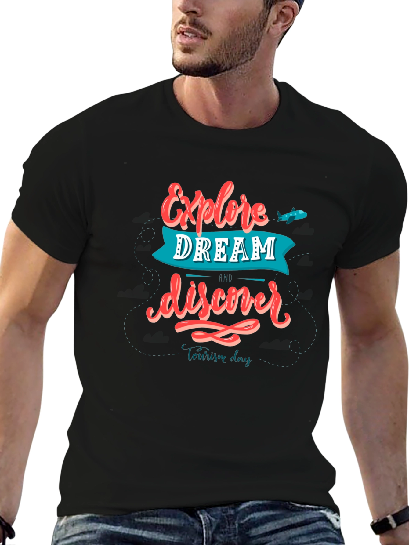 Explore Dream Discover T-Shirt - Travel Tee