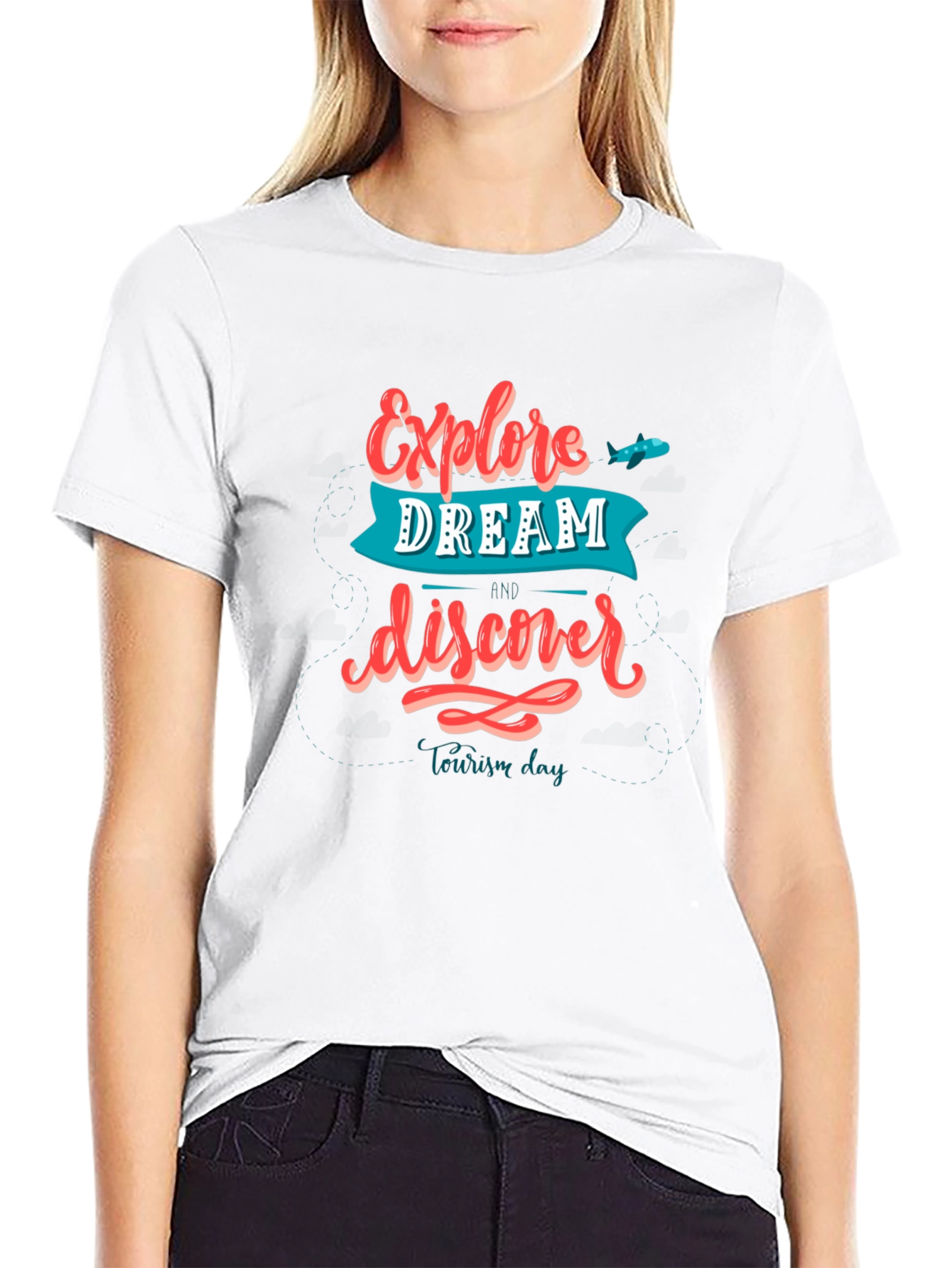 Explore Dream Discover T-Shirt - Travel Tee