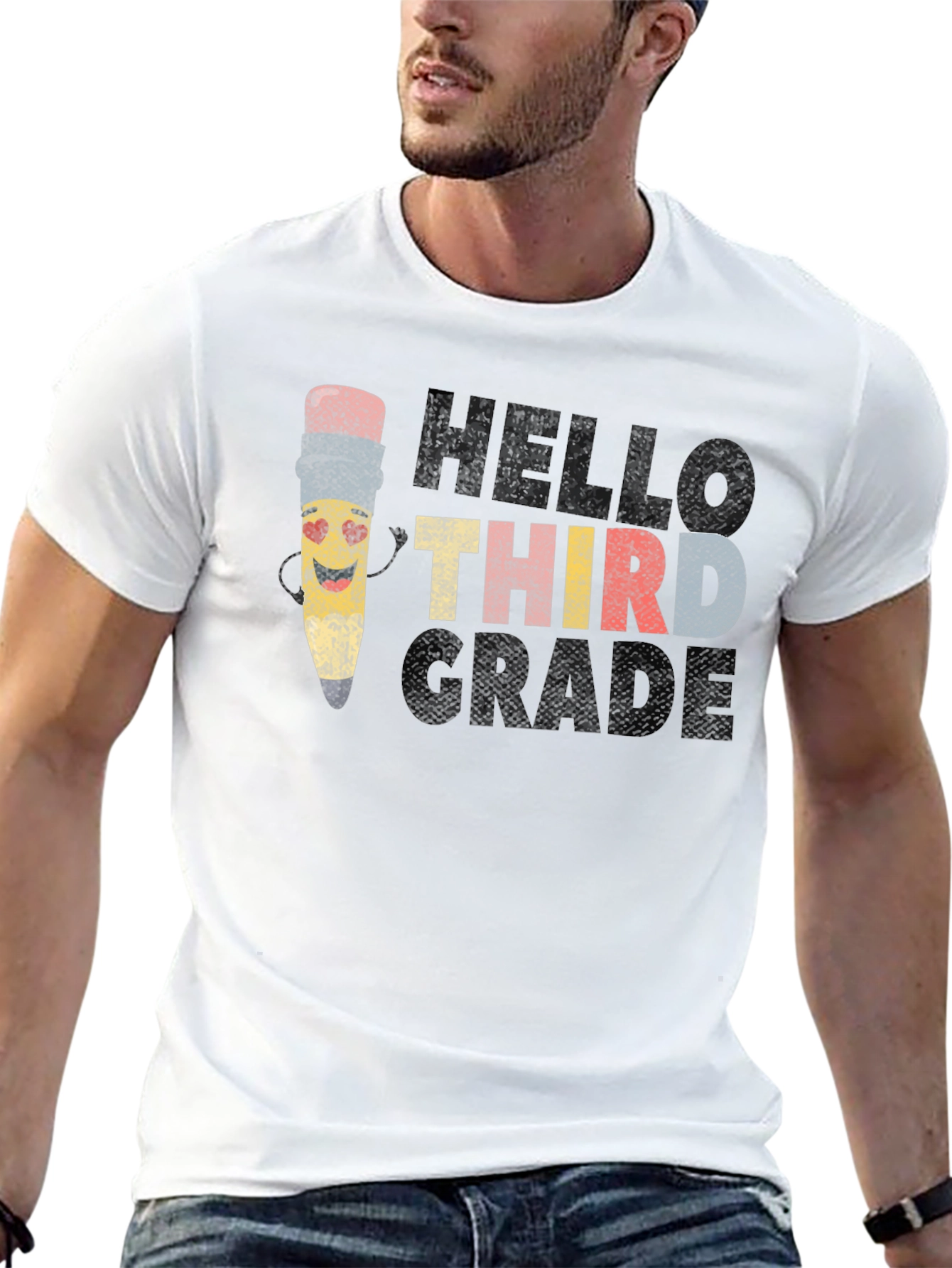 Hello Third Grade T-Shirt - Back to School Tee