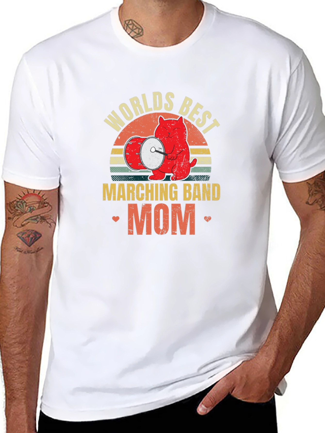 Worlds Best Marching Band Mom T-Shirt