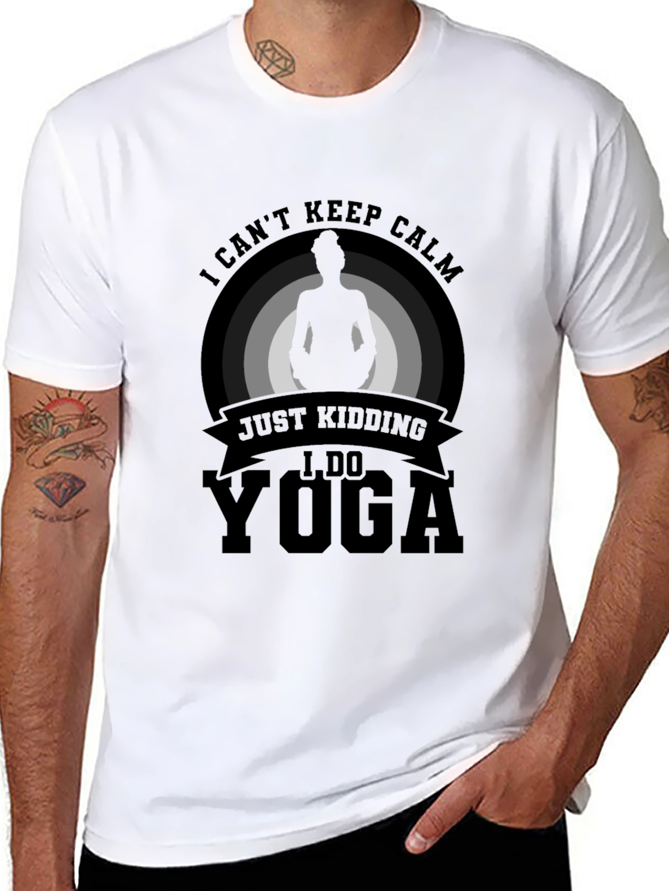 Yoga T-Shirt - I Cant Keep Calm Just Kidding!