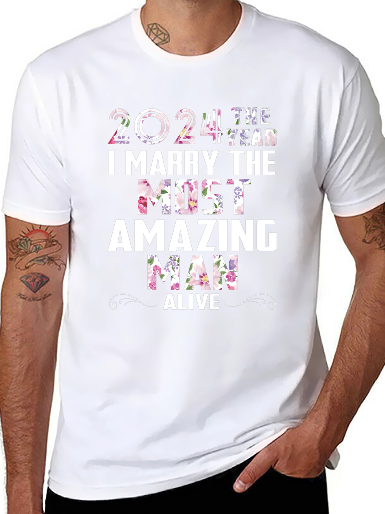 2024 I Marry the Most Amazing Man Alive T-Shirt