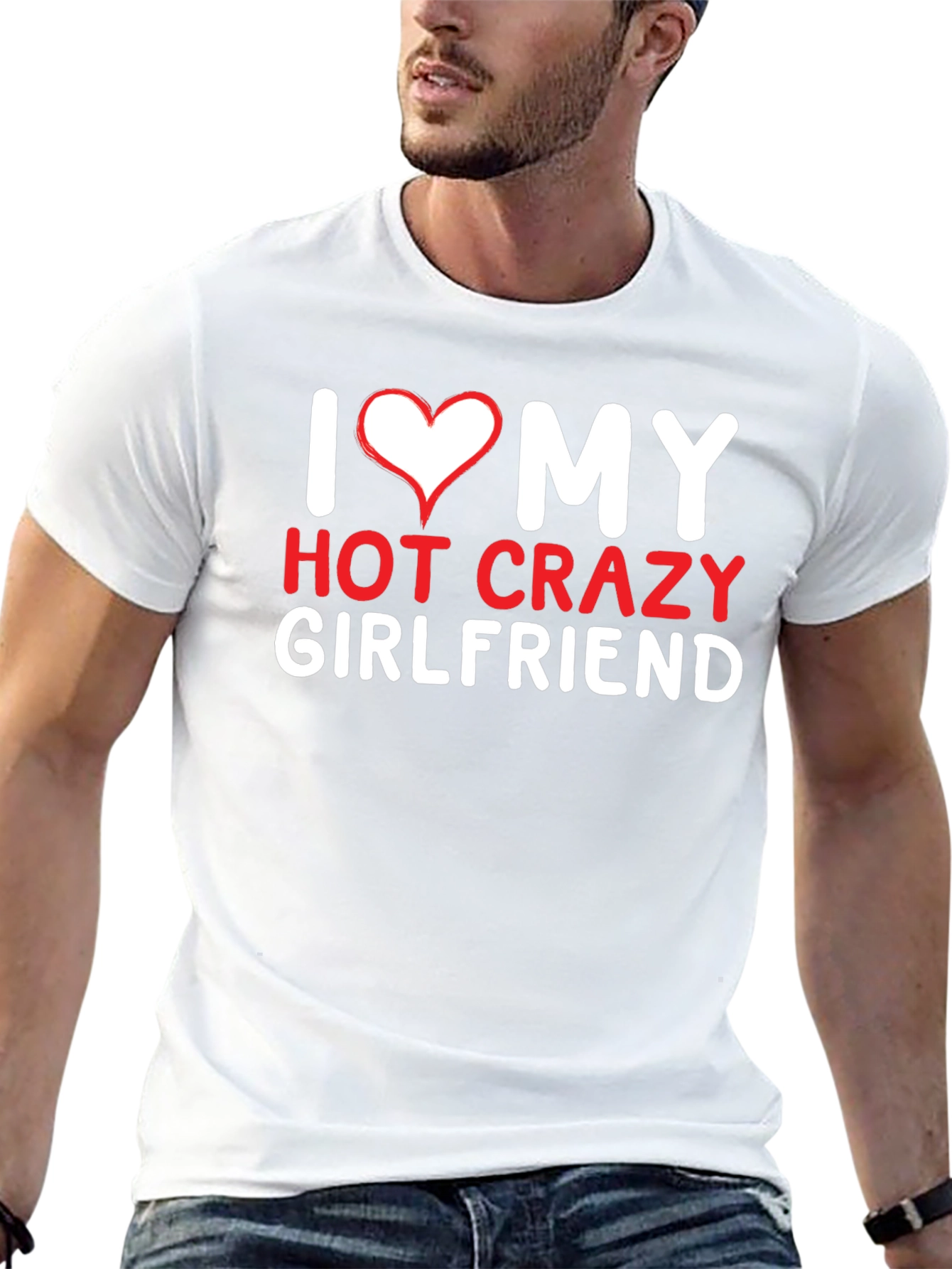 I Heart My Hot Crazy Girlfriend T-Shirt