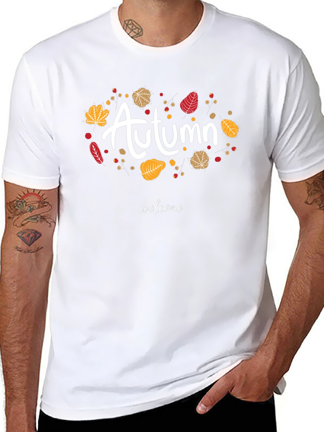 Autumn Welcome Graphic T-Shirt