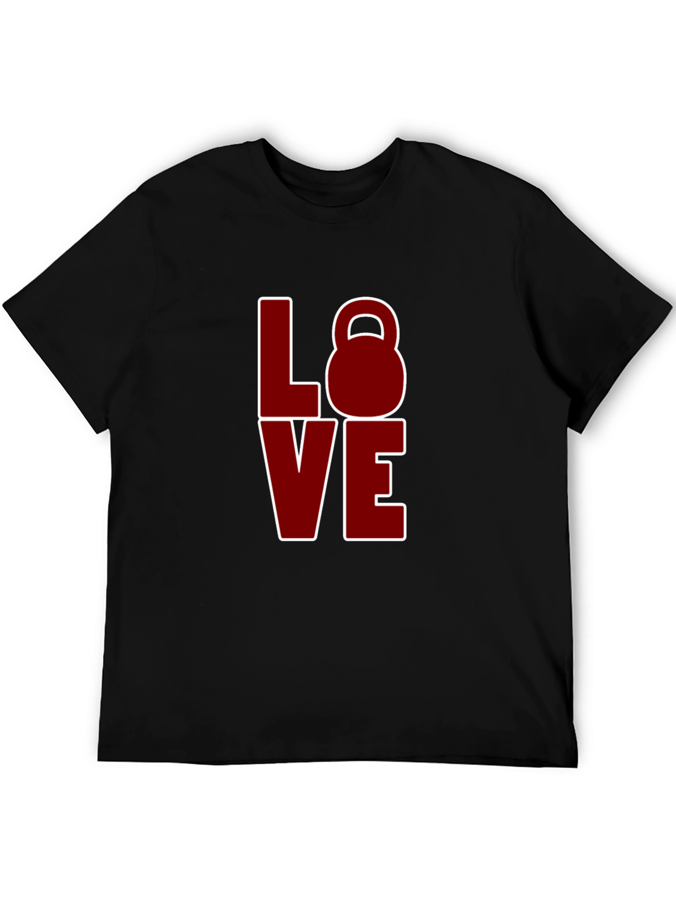 LOVE Kettlebell T-Shirt - Black Fitness Tee