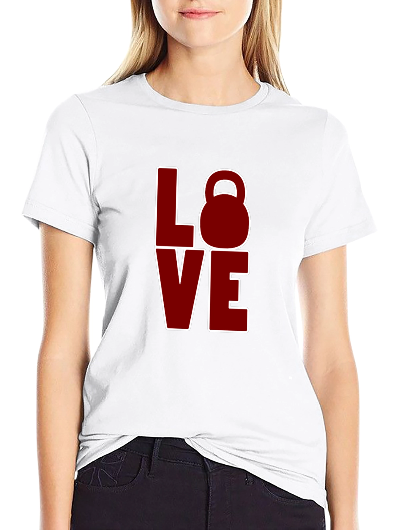 LOVE Kettlebell T-Shirt - Black Fitness Tee