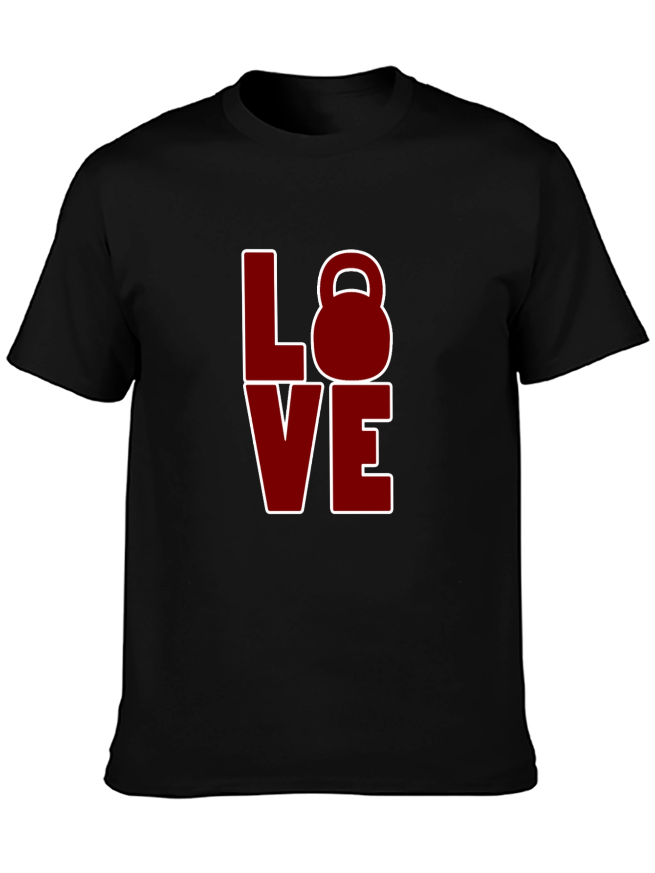 LOVE Kettlebell T-Shirt - Black Fitness Tee