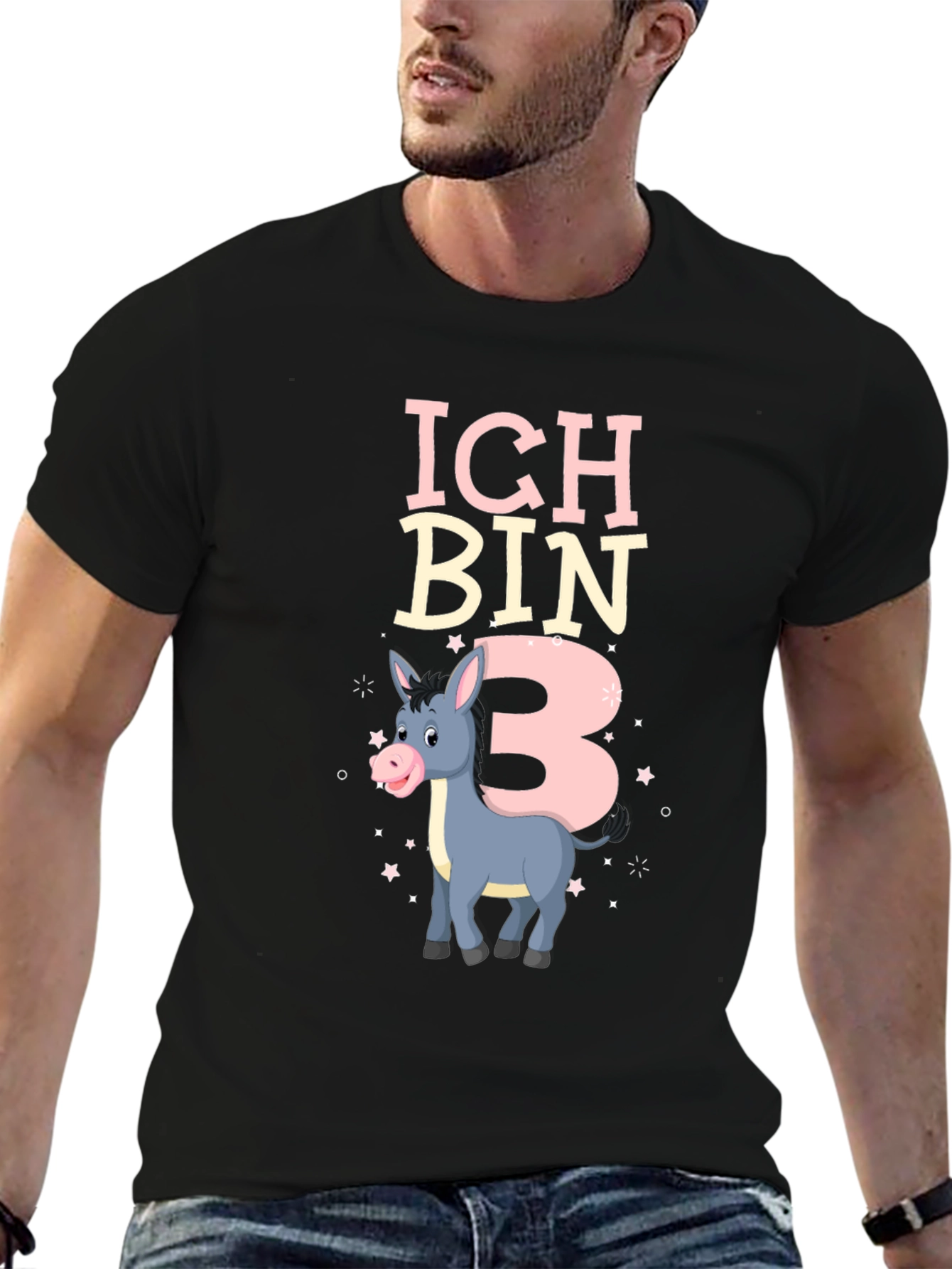 Ich Bin 3 Birthday Donkey T-Shirt