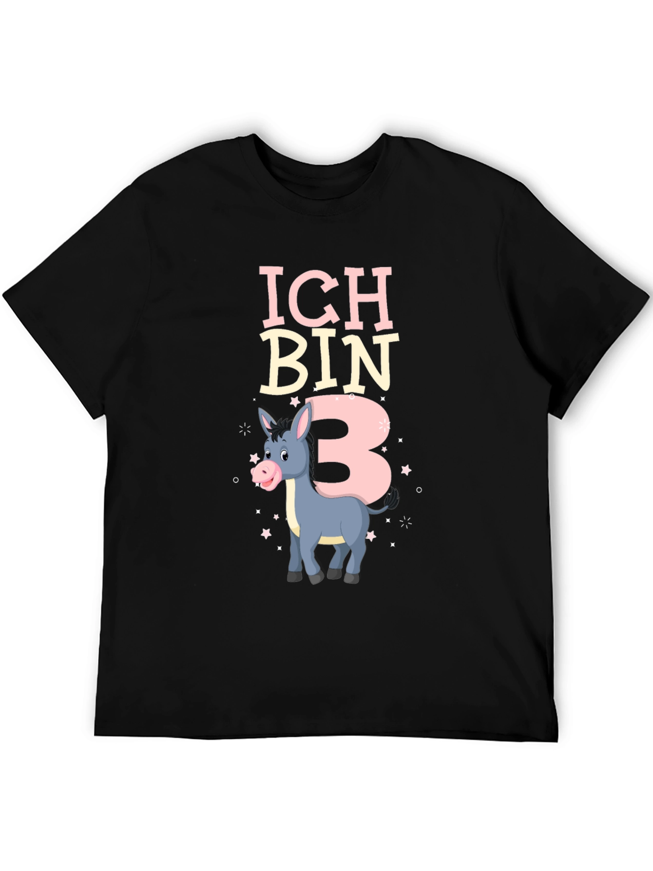 Ich Bin 3 Birthday Donkey T-Shirt