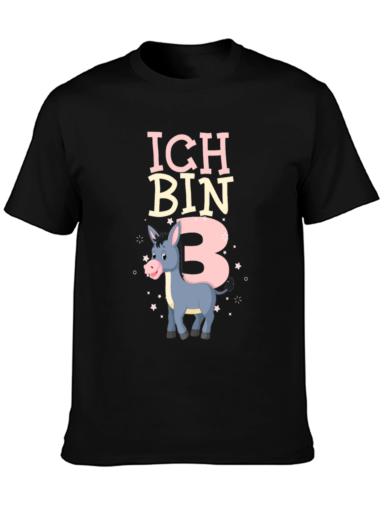 Ich Bin 3 Birthday Donkey T-Shirt