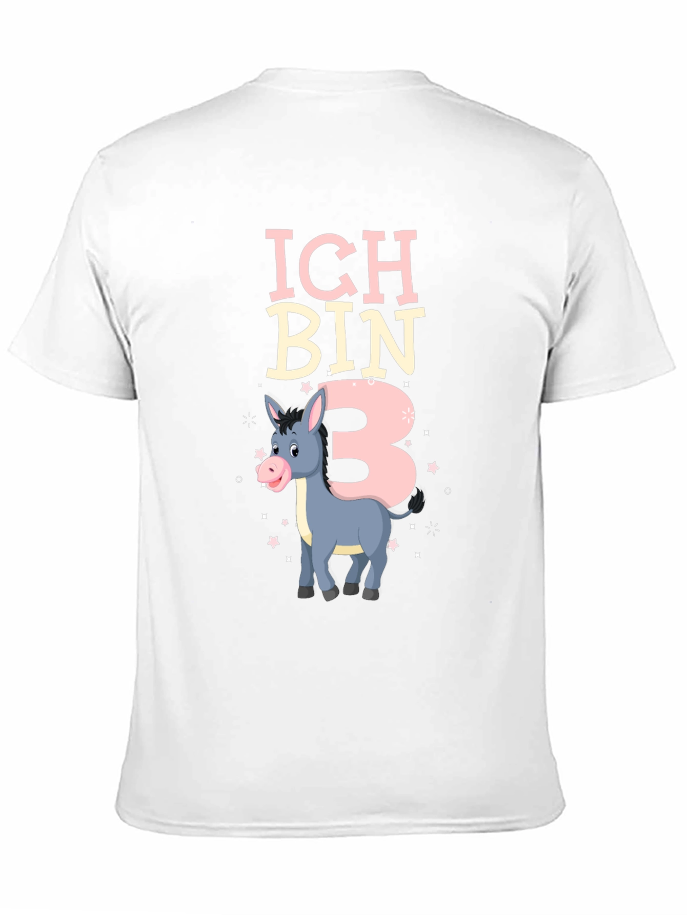 Ich Bin 3 Birthday Donkey T-Shirt