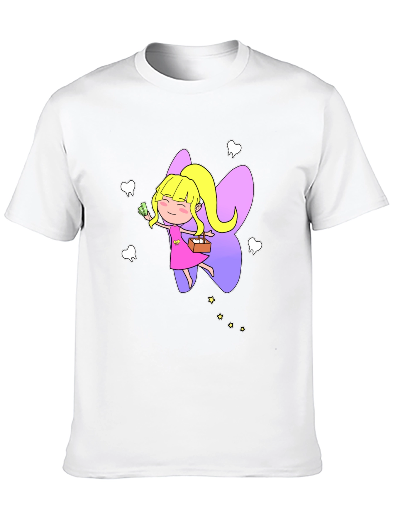 Tooth Fairy Graphic T-Shirt - Black Cotton Tee