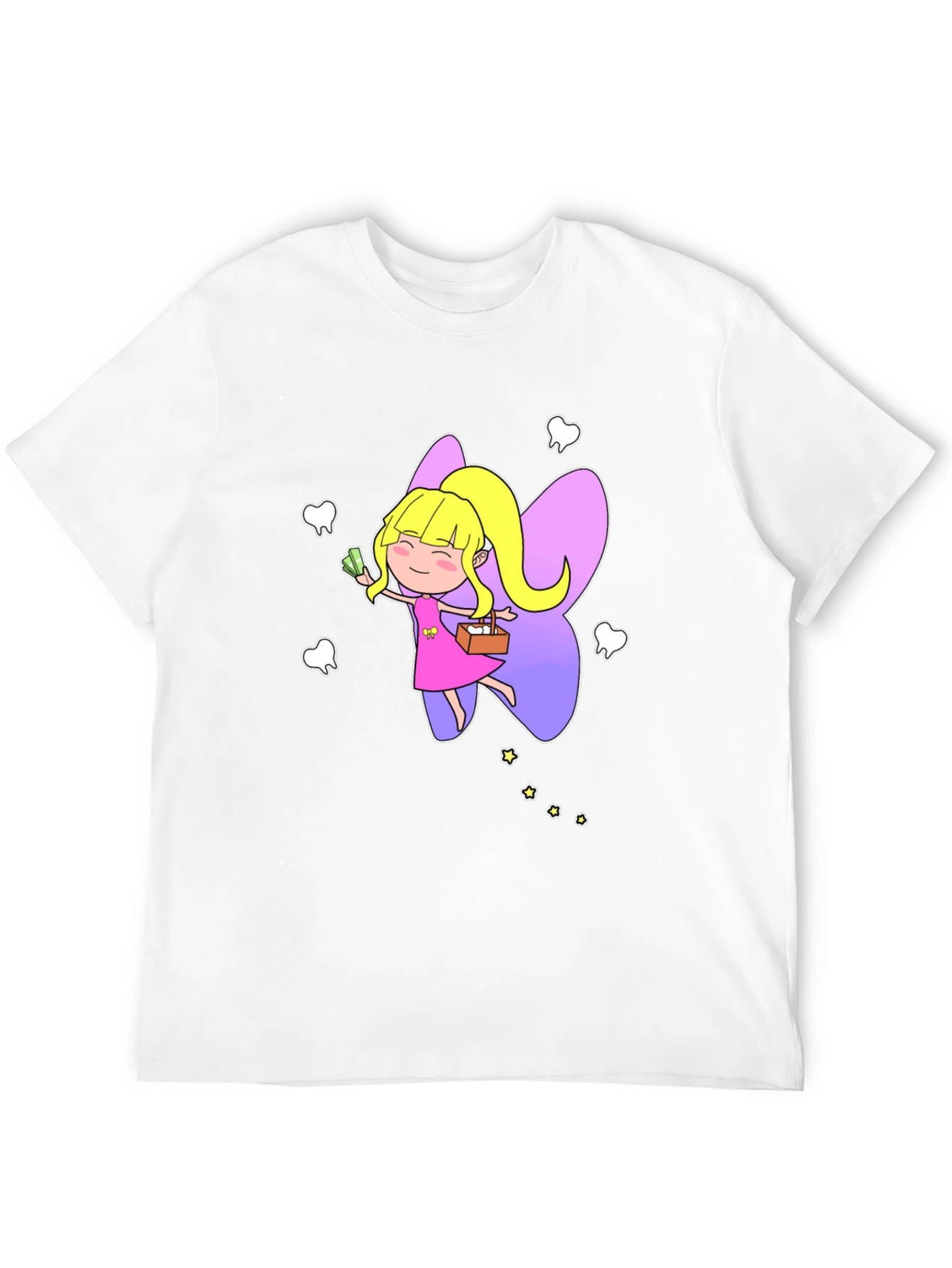 Tooth Fairy Graphic T-Shirt - Black Cotton Tee