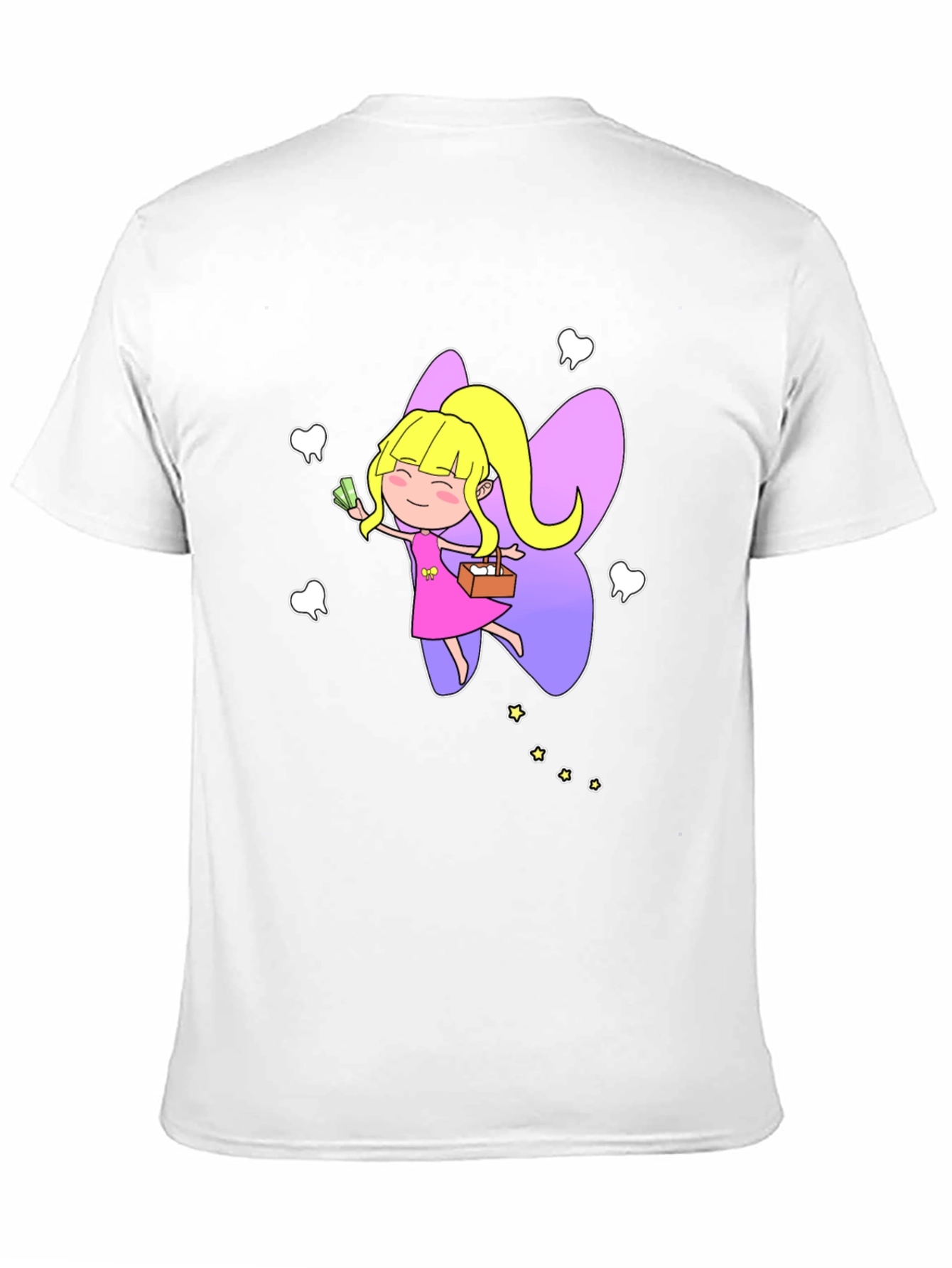 Tooth Fairy Graphic T-Shirt - Black Cotton Tee