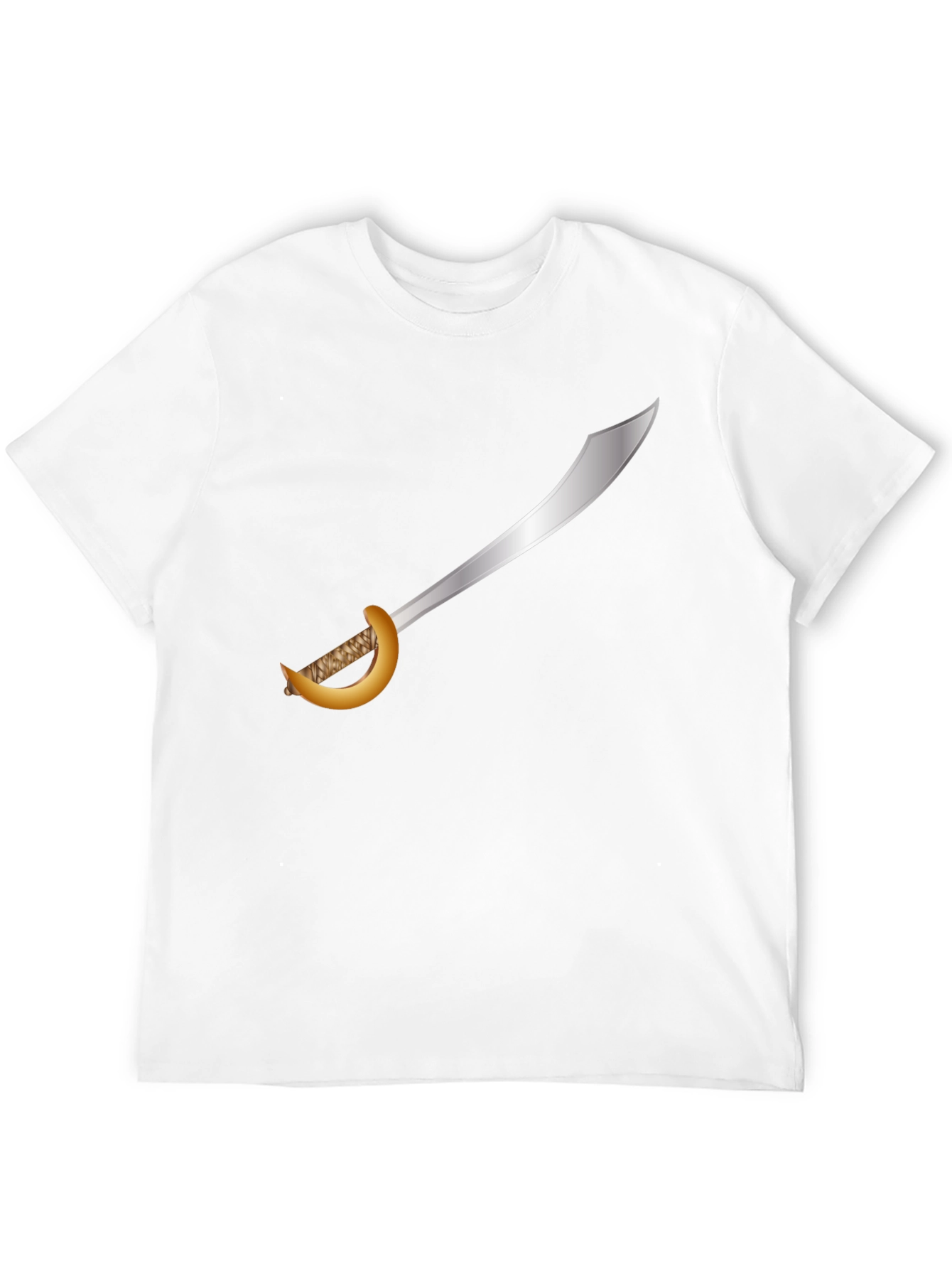 Pirate Cutlass T-Shirt - Black Cotton Tee