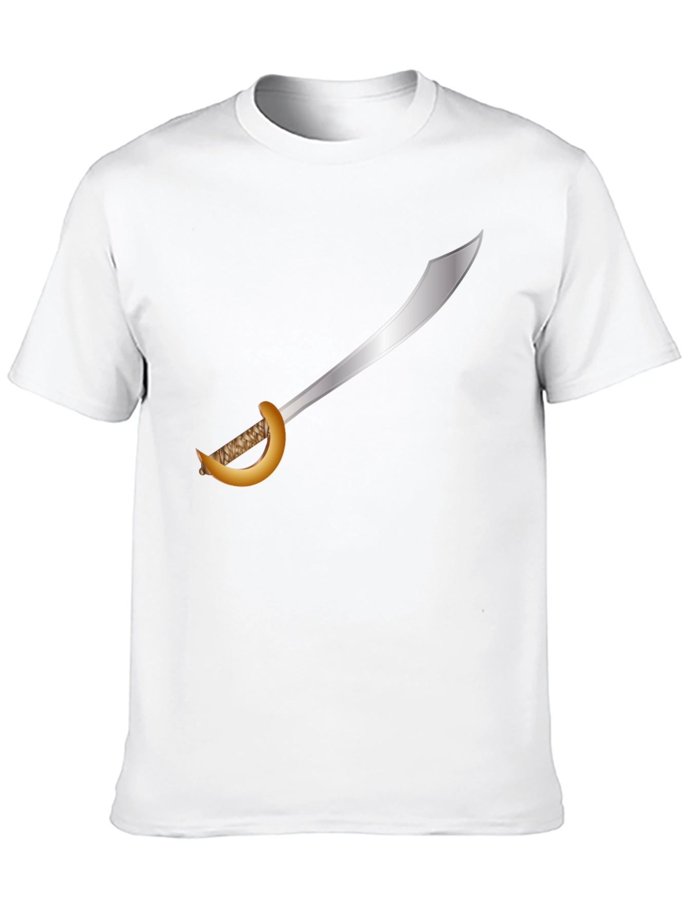Pirate Cutlass T-Shirt - Black Cotton Tee