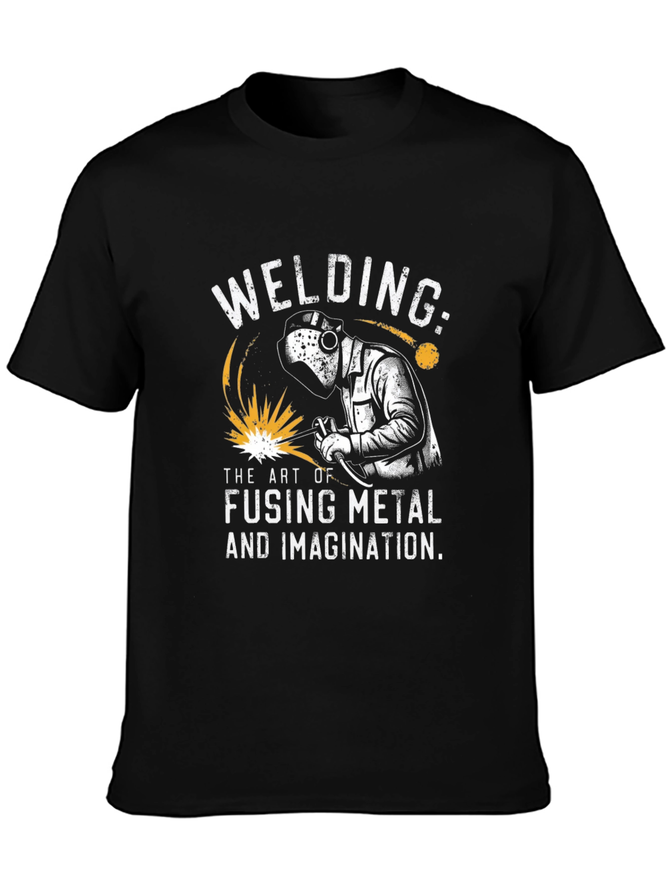 Welding T-Shirt: Art of Fusing Metal & Imagination