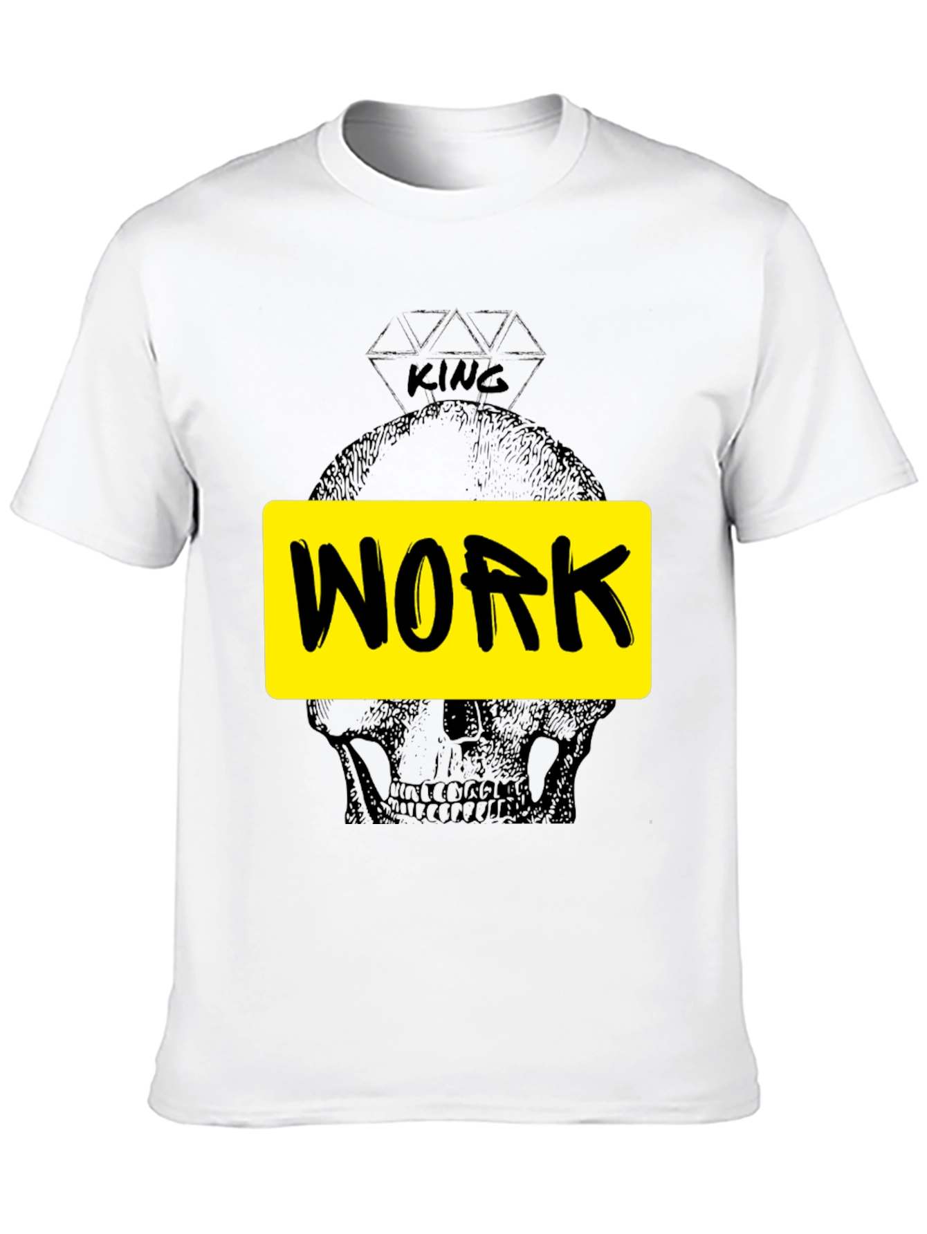 King Work Skull Graphic Tee