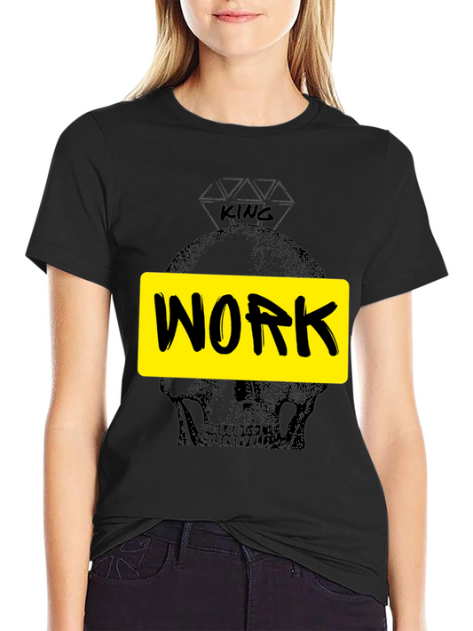 King Work Skull Graphic Tee