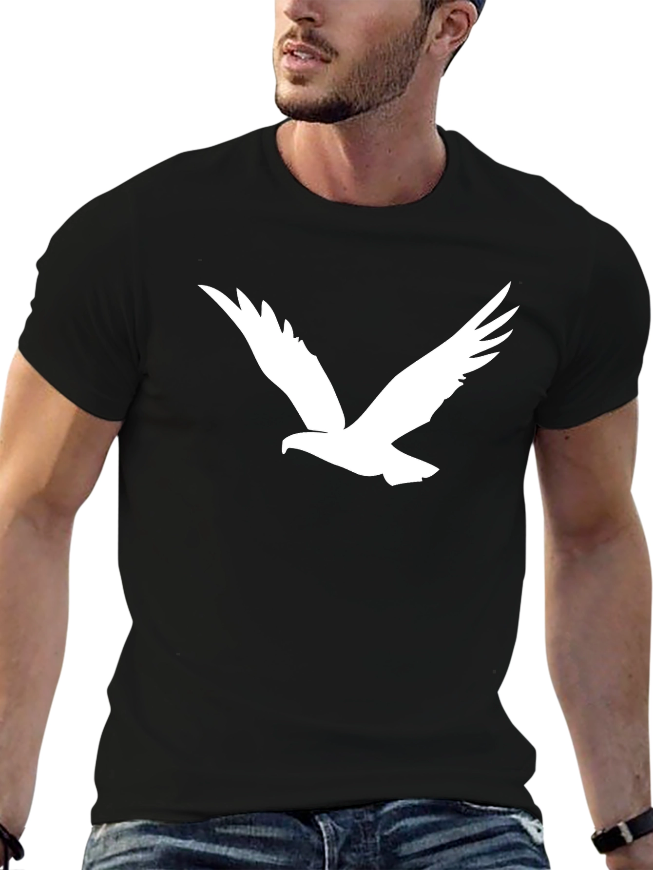 Eagle Graphic Black T-Shirt
