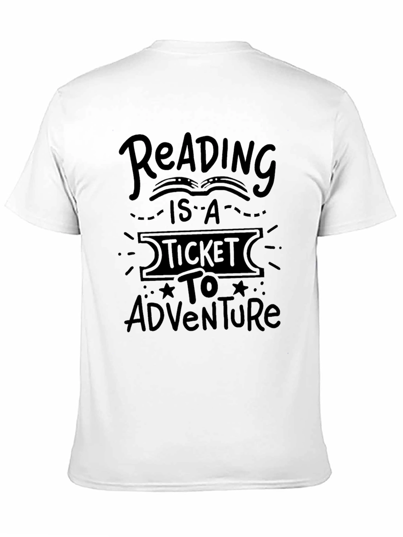 Reading is a Ticket to Adventure Graphic Tee