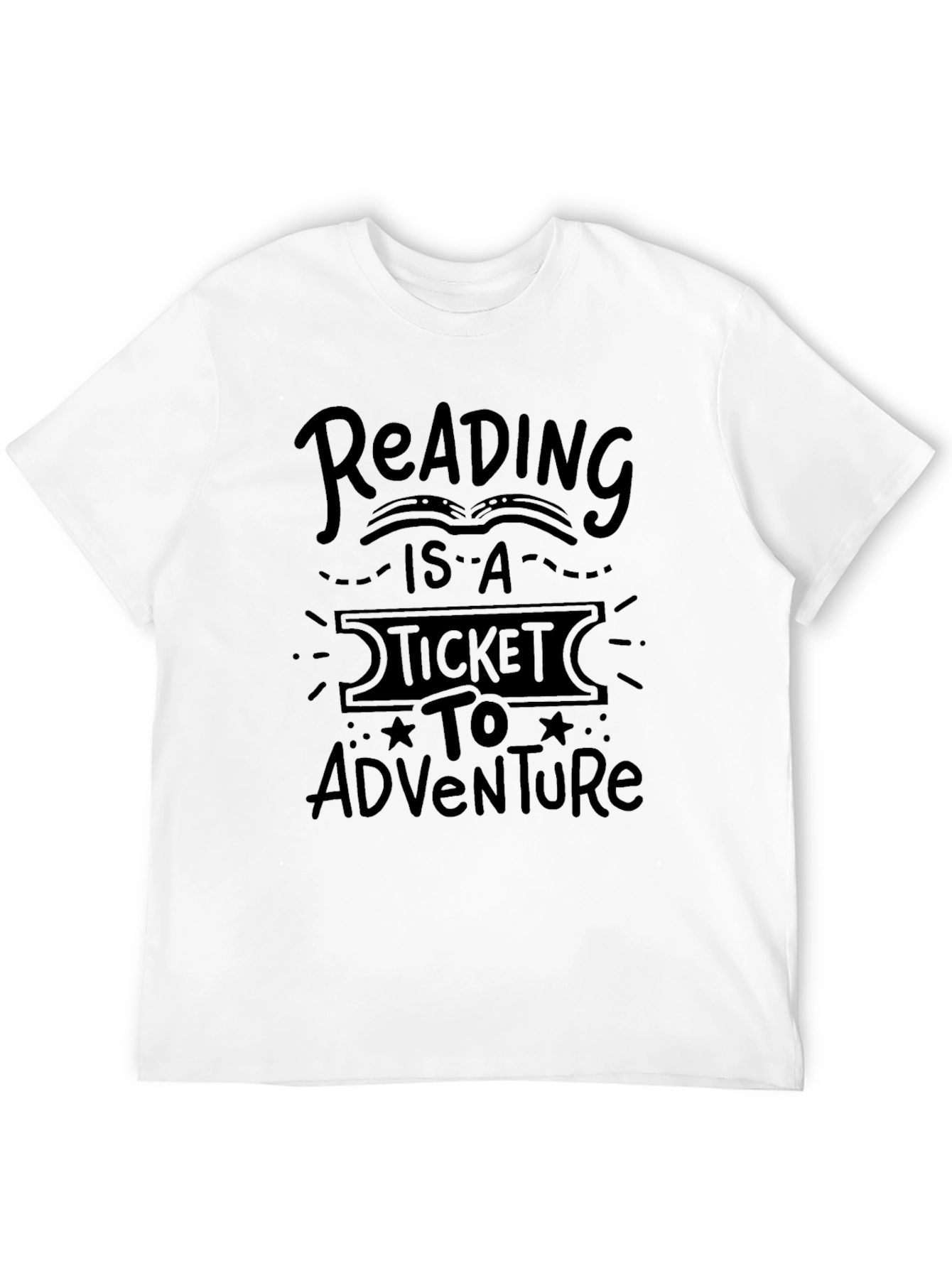 Reading is a Ticket to Adventure Graphic Tee